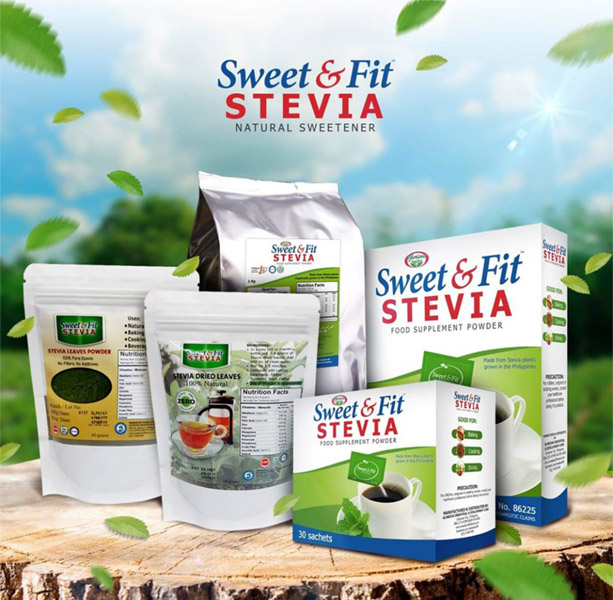 Sweet and fit Stevia products